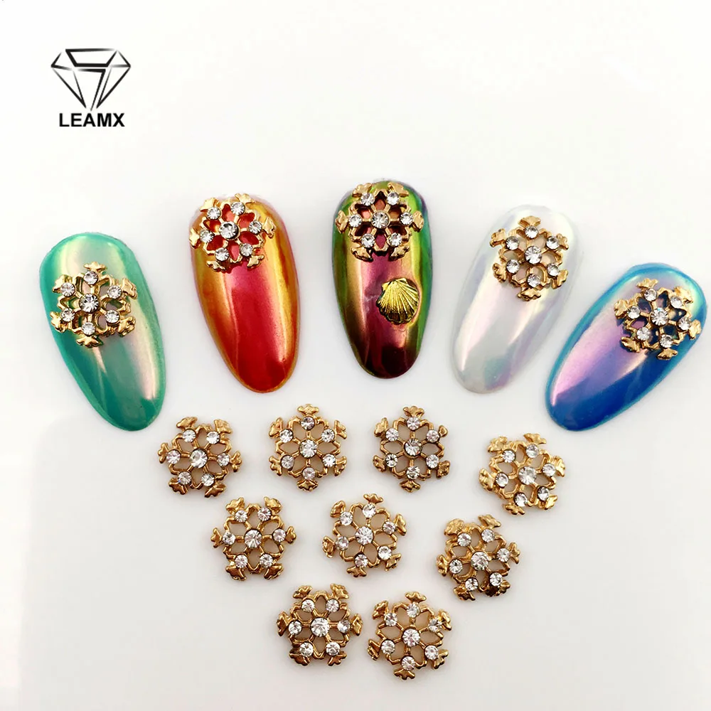 LEAMX Rhinestones For Nails Design 2017 New Year Decoration 3D Christmas Snowflake Nail Art Decorations Accessoire 10/Psc
LEAMX Rhinestones For Nails Design 2017 New Year Decoration 3D Christmas Snowflake Nail Art Decorations Accessoire 10/Psc