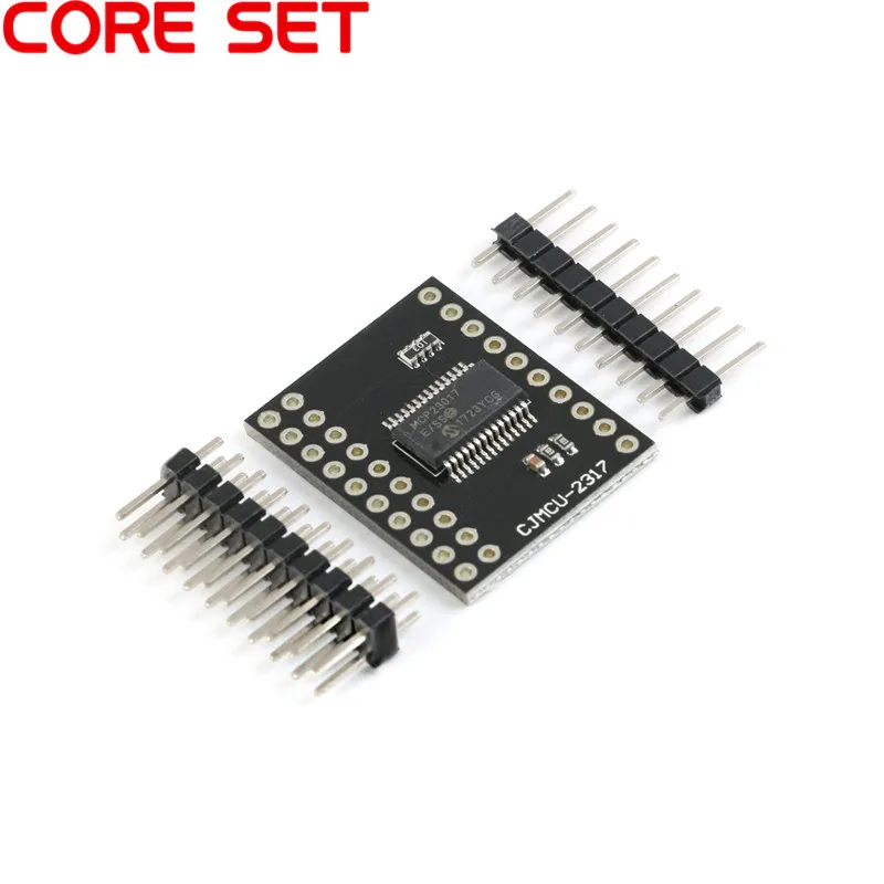 Новый модуль последовательного интерфейса MCP23017 IIC I2C SPI MCP23S17 двунаправленный 16-битный расширитель контактов ввода/вывода 10 МГц модуль последовательного интерфейса
Новый модуль последовательного интерфейса MCP23017 IIC I2C SPI MCP23S17 двунаправленный 16-битный расширитель контактов ввода/вывода 10 МГц модуль последовательного интерфейса