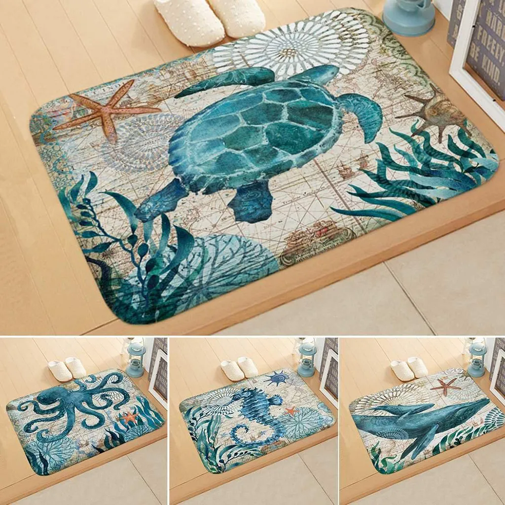 room carpet Sea Style Non Slip Toilet Polyester Cover Mat Set Bathroom Shower Curtain bathroom mat set tapete de banheiro 20
room carpet Sea Style Non Slip Toilet Polyester Cover Mat Set Bathroom Shower Curtain bathroom mat set tapete de banheiro 20