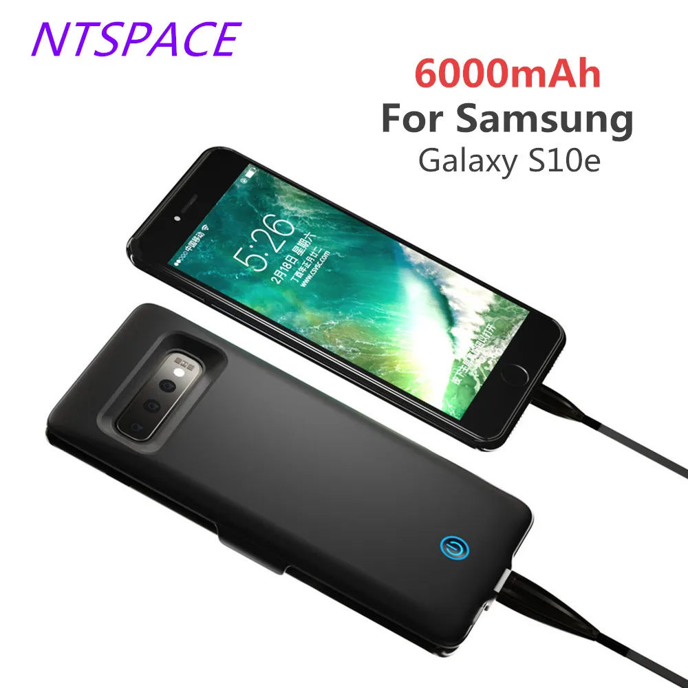 6000mAh Extended Phone Battery Power Case For Samsung Galaxy S10e Portable Battery Case Extenal Power Bank Charging Case
6000mAh Extended Phone Battery Power Case For Samsung Galaxy S10e Portable Battery Case Extenal Power Bank Charging Case