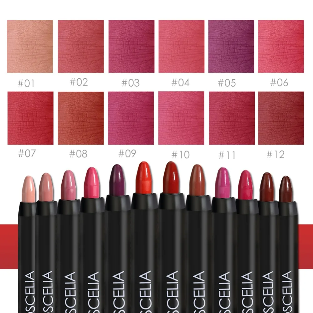 COSCELIA 12 Colors Matte Lipsticks Waterproof Matte Lipstick Lip Sticks Cosmetic Easy to Wear Matte Makeup Lipstick
COSCELIA 12 Colors Matte Lipsticks Waterproof Matte Lipstick Lip Sticks Cosmetic Easy to Wear Matte Makeup Lipstick