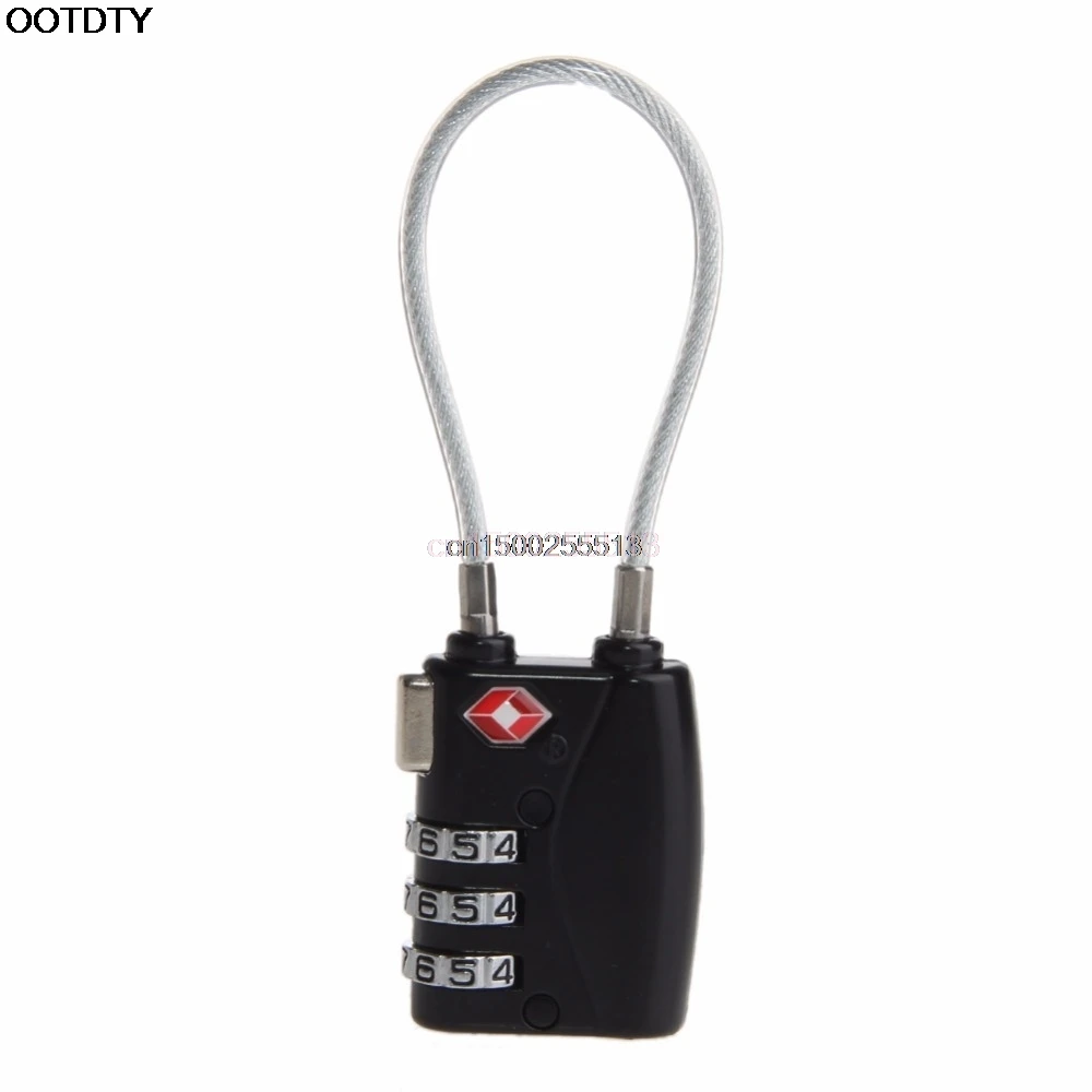 New TSA Resettable 3 Digit Combination Lock Travel Luggage Suitcase Code Padlock
New TSA Resettable 3 Digit Combination Lock Travel Luggage Suitcase Code Padlock