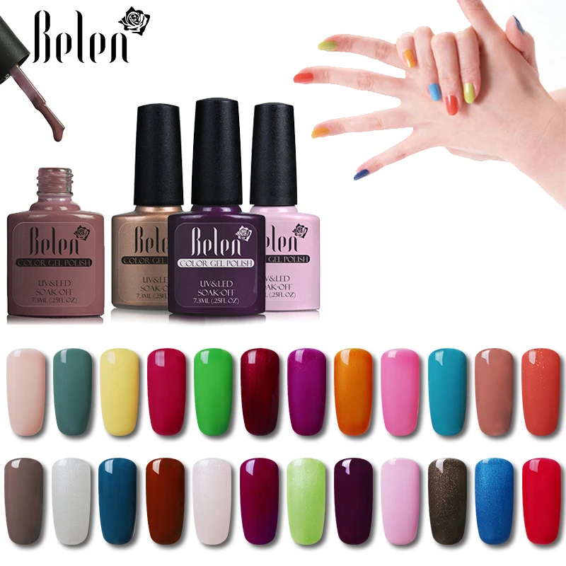 Belen 79 Colorful Bottle Nail Gel Polish And Removere Wraps Kit Semi Permanent Soak Off 7.3ml Lacquer UV Varnish Set Base Top
Belen 79 Colorful Bottle Nail Gel Polish And Removere Wraps Kit Semi Permanent Soak Off 7.3ml Lacquer UV Varnish Set Base Top