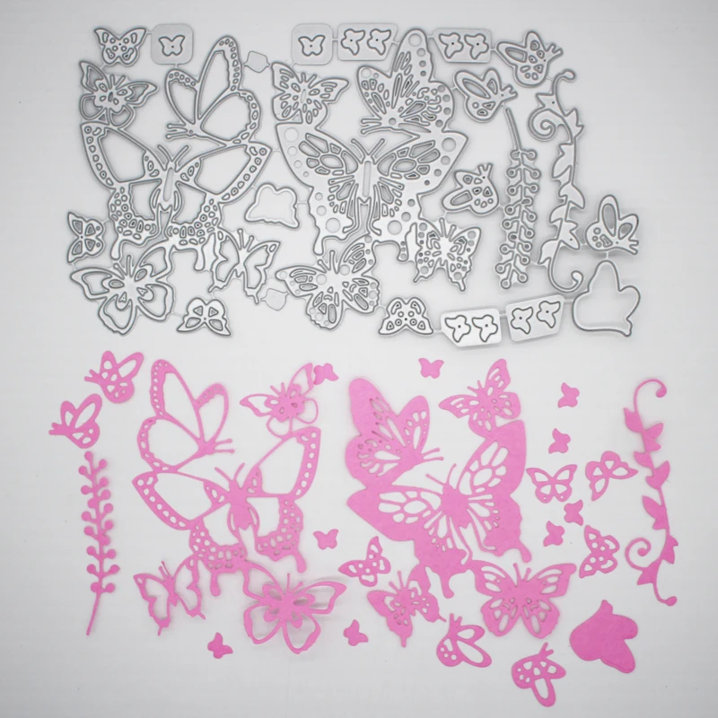 New Arrival Beautiful Butterflies Cutting Dies Stencil DIY Scrapbook Photo Album Embossing Decorative Paper Card Craft 218x127mm
New Arrival Beautiful Butterflies Cutting Dies Stencil DIY Scrapbook Photo Album Embossing Decorative Paper Card Craft 218x127mm