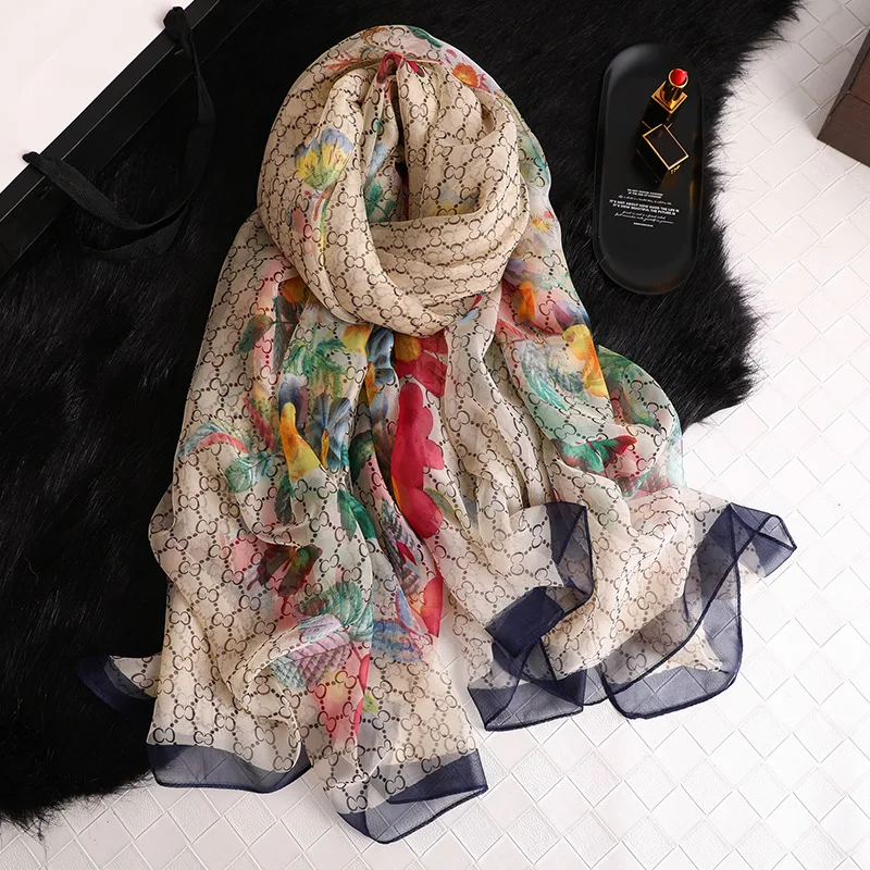Letters Scarf Floral Women Brand Design Spring Summer Large Scarves Soft Beach Sunscreen Shawl Wrap Printing Scarf 180*145cm
Letters Scarf Floral Women Brand Design Spring Summer Large Scarves Soft Beach Sunscreen Shawl Wrap Printing Scarf 180*145cm