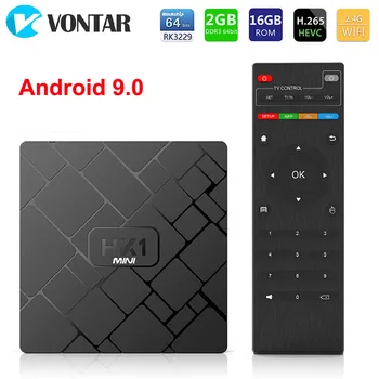 HK1 mini Android 9.0 Smart TV Box Rockchip RK3229 Quad core 2G 16G 2.4G wifi H.265 4K HD HK1mini Sep Top Box Google Player store
HK1 mini Android 9.0 Smart TV Box Rockchip RK3229 Quad core 2G 16G 2.4G wifi H.265 4K HD HK1mini Sep Top Box Google Player store