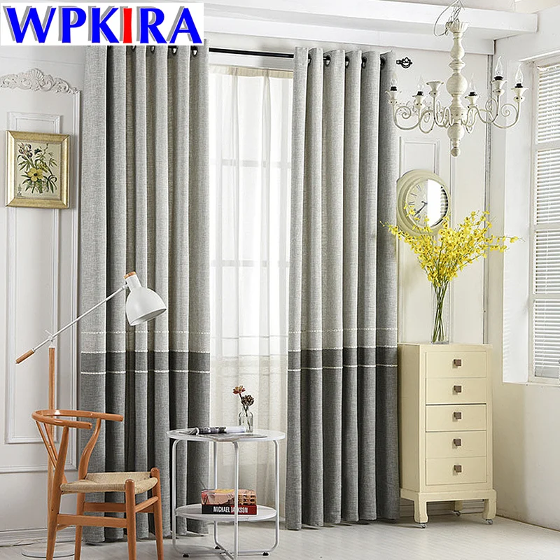 Thick Faux Linen Jacquard Curtains for new arrival modern curtain Window Modern Grey Curtains Custom Made White Tulle WP262-30
Thick Faux Linen Jacquard Curtains for new arrival modern curtain Window Modern Grey Curtains Custom Made White Tulle WP262-30