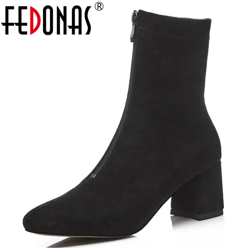FEDONAS 2019 New Women Ankle Boots Fashion Slim Autumn Winter Warm Shoes Woman High Ladies Shoes Sexy Square Toe Knight Boots
FEDONAS 2019 New Women Ankle Boots Fashion Slim Autumn Winter Warm Shoes Woman High Ladies Shoes Sexy Square Toe Knight Boots