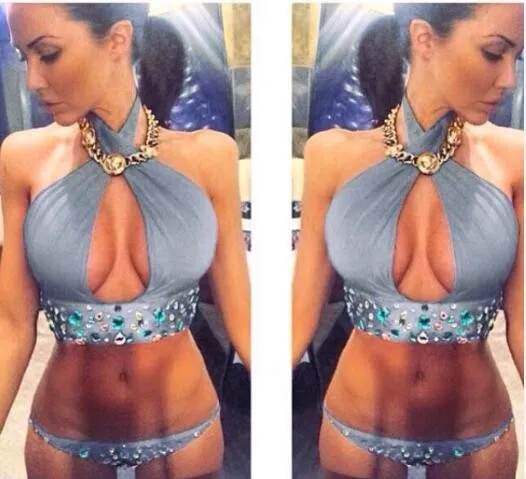 2018 new summer sexy crystal rhinestone push-up padded halter bikini bathing swimwear swimsuit
2018 new summer sexy crystal rhinestone push-up padded halter bikini bathing swimwear swimsuit