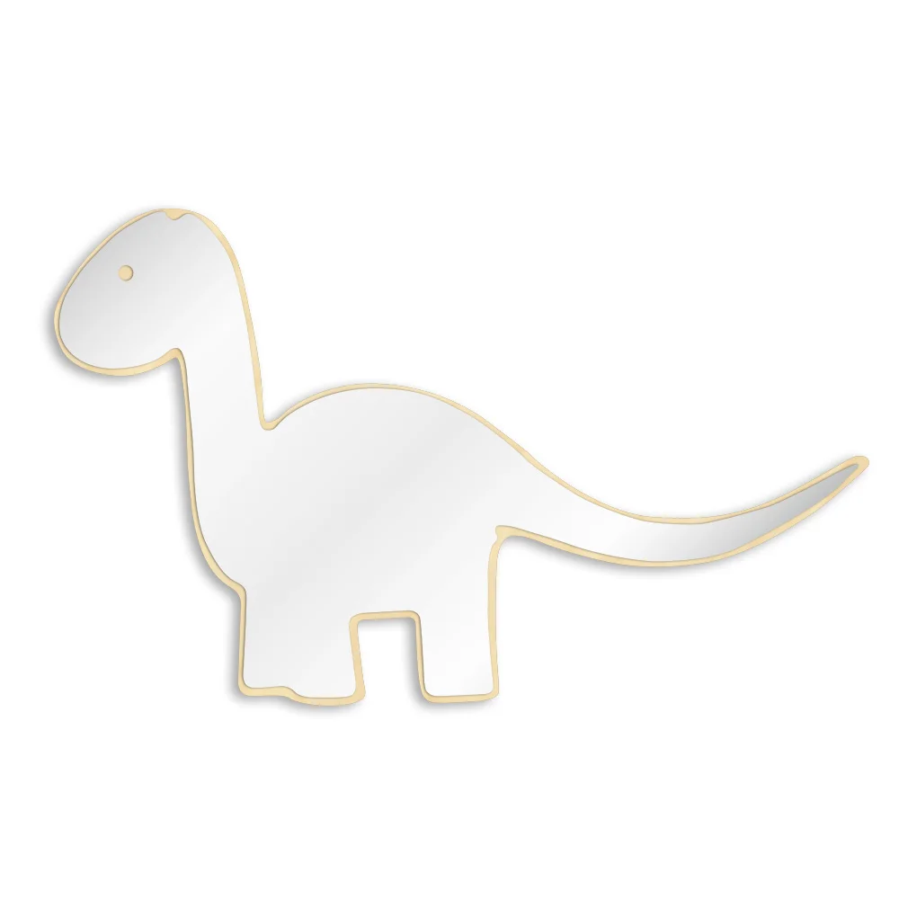 Dinosaur Wall Mirror with Wooden Back Decorative Acrylic Wall Mirror Dino Wall Art Decoration for Baby Nursery Childrens Bedroom
Dinosaur Wall Mirror with Wooden Back Decorative Acrylic Wall Mirror Dino Wall Art Decoration for Baby Nursery Childrens Bedroom