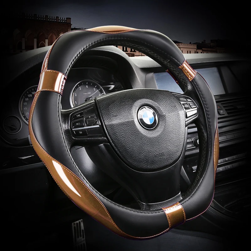 KKYSYELVA car steering wheel cover 38cm Fashion Wheel Covers for Women Lady Leather Steering-wheel Auto Interior Accessories
KKYSYELVA car steering wheel cover 38cm Fashion Wheel Covers for Women Lady Leather Steering-wheel Auto Interior Accessories