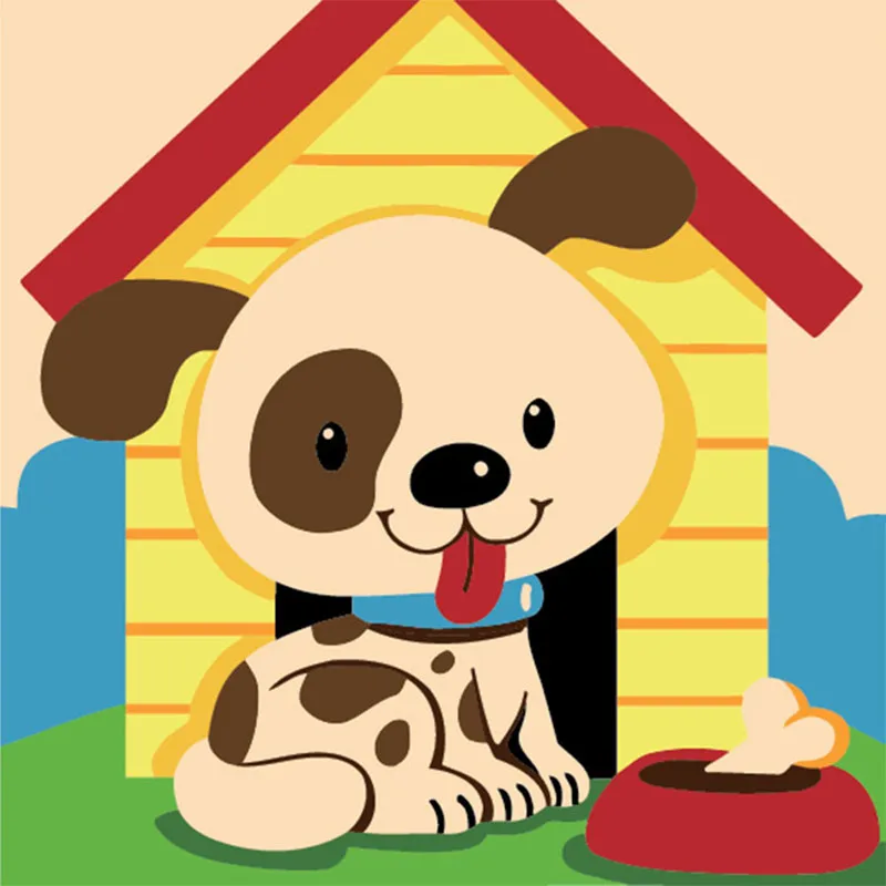 Child DIY Colorful Chinese Zodiac Oil Paintings By Numbers Handpainted Cartoon Painting Dog Animal Pictures Wall Art For Kids
Child DIY Colorful Chinese Zodiac Oil Paintings By Numbers Handpainted Cartoon Painting Dog Animal Pictures Wall Art For Kids