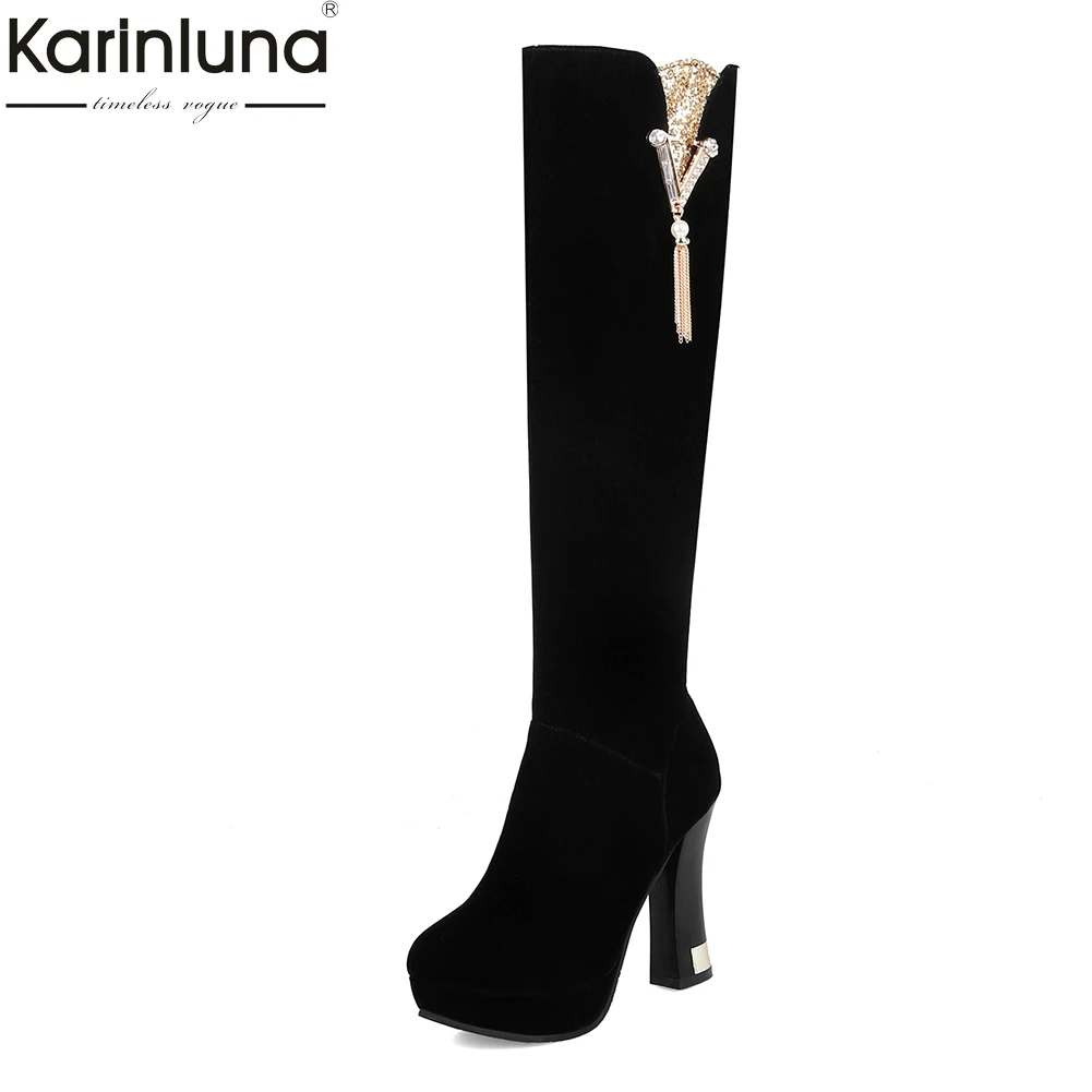 Karinluna 2018 Large Size 32-43 Dropship High Heels Zip Up Platform women Shoes Woman party Boots Knee High Boots Woman Shoes
Karinluna 2018 Large Size 32-43 Dropship High Heels Zip Up Platform women Shoes Woman party Boots Knee High Boots Woman Shoes
