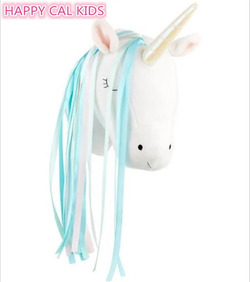 Simulation Lace 3D unicorn Head Plush Toy Animal Children's Room Wall Decoration Art Wall Hanging Doll Nordic Style Props
Simulation Lace 3D unicorn Head Plush Toy Animal Children's Room Wall Decoration Art Wall Hanging Doll Nordic Style Props