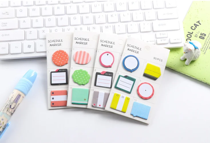 1pcs Fresh Style Schedule Marker Self-Adhesive Memo Pad Sticky Notes memo boards Bookmark School Office Supply Escolar Papelaria
1pcs Fresh Style Schedule Marker Self-Adhesive Memo Pad Sticky Notes memo boards Bookmark School Office Supply Escolar Papelaria