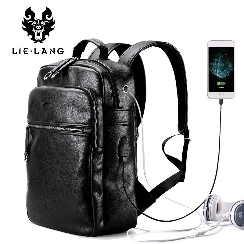 LIELANG 2019 Men Backpack Fashion Leather Backpacks Laptop Bags External USB Charge Computer Antitheft Backpack Women
LIELANG 2019 Men Backpack Fashion Leather Backpacks Laptop Bags External USB Charge Computer Antitheft Backpack Women