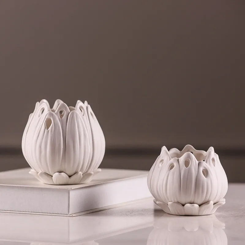 Ceramic Handmade Landscape White Petal Ceramic Flower Plate Candlestick Decoration Visual Home Desktop Wedding Decoration Dift
Ceramic Handmade Landscape White Petal Ceramic Flower Plate Candlestick Decoration Visual Home Desktop Wedding Decoration Dift