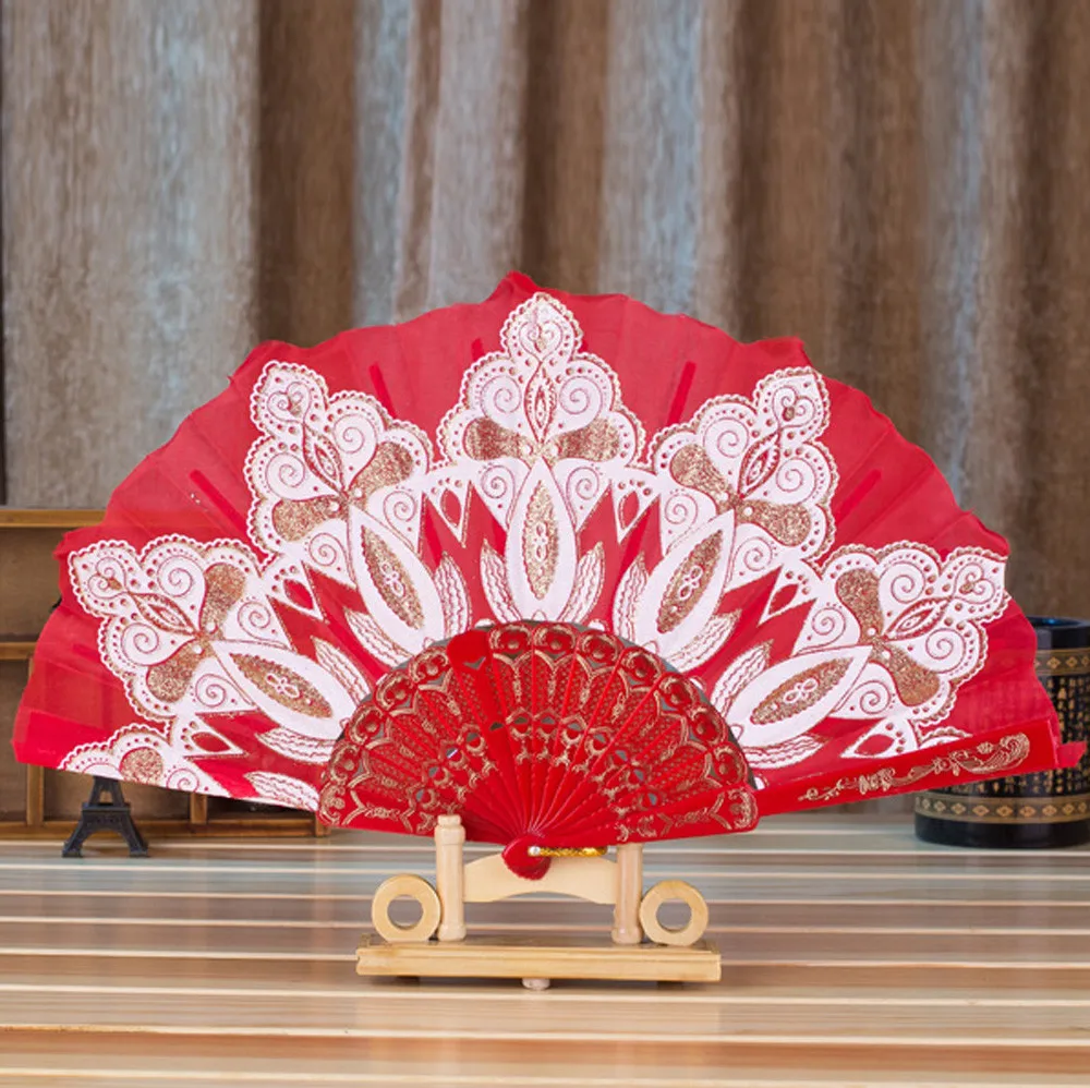 2019 Chinese/Spanish Style Dance Wedding Party Lace Silk Folding Hand Held Flower Fan Eventail Dentelle
2019 Chinese/Spanish Style Dance Wedding Party Lace Silk Folding Hand Held Flower Fan Eventail Dentelle