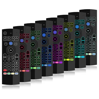 MX3 Pro T3 Mini 2.4G Wireless 7 Color Backlit Keyboard T3MC Mouse Smart Voice control Remote For PC HTPC Smart TV Android TV Box
MX3 Pro T3 Mini 2.4G Wireless 7 Color Backlit Keyboard T3MC Mouse Smart Voice control Remote For PC HTPC Smart TV Android TV Box