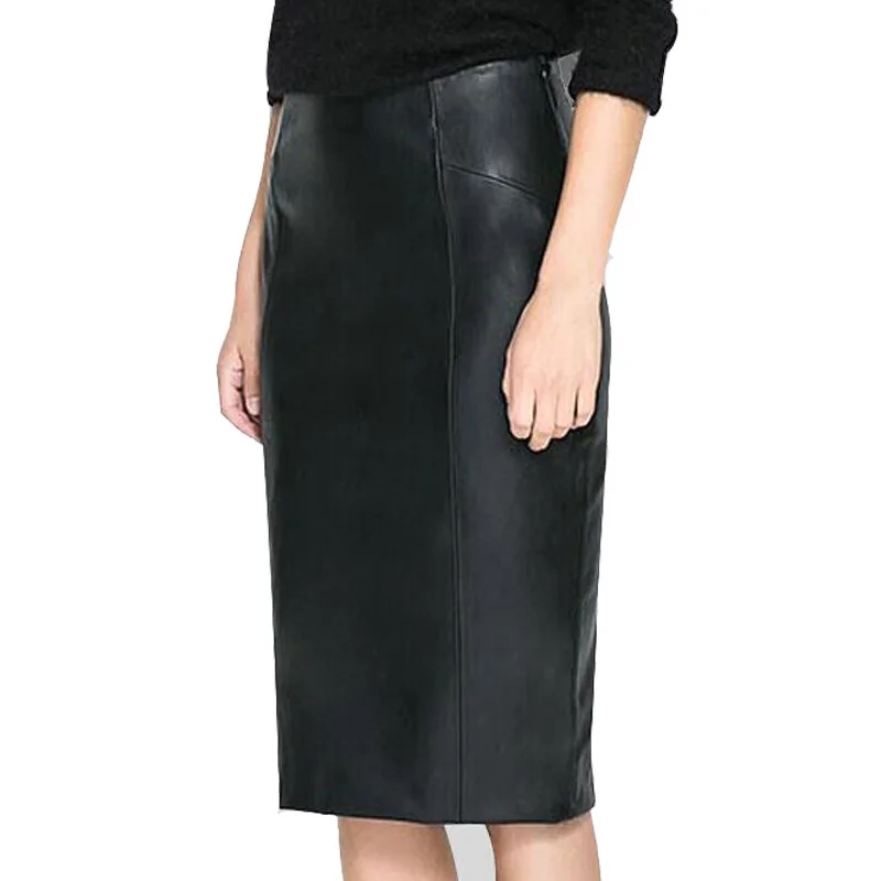 new arrival 2018 women's genuine sheepskin leather skirt knee-length straight female lady's spring summer autumn fall black xl
new arrival 2018 women's genuine sheepskin leather skirt knee-length straight female lady's spring summer autumn fall black xl