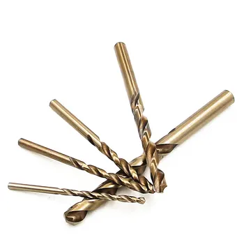 New 5pcs 4-10mm HSS Twist Cobalt Drill Bit Kit Straight Shank Hole Saw Cutter Metalworking Drilling Tools
New 5pcs 4-10mm HSS Twist Cobalt Drill Bit Kit Straight Shank Hole Saw Cutter Metalworking Drilling Tools