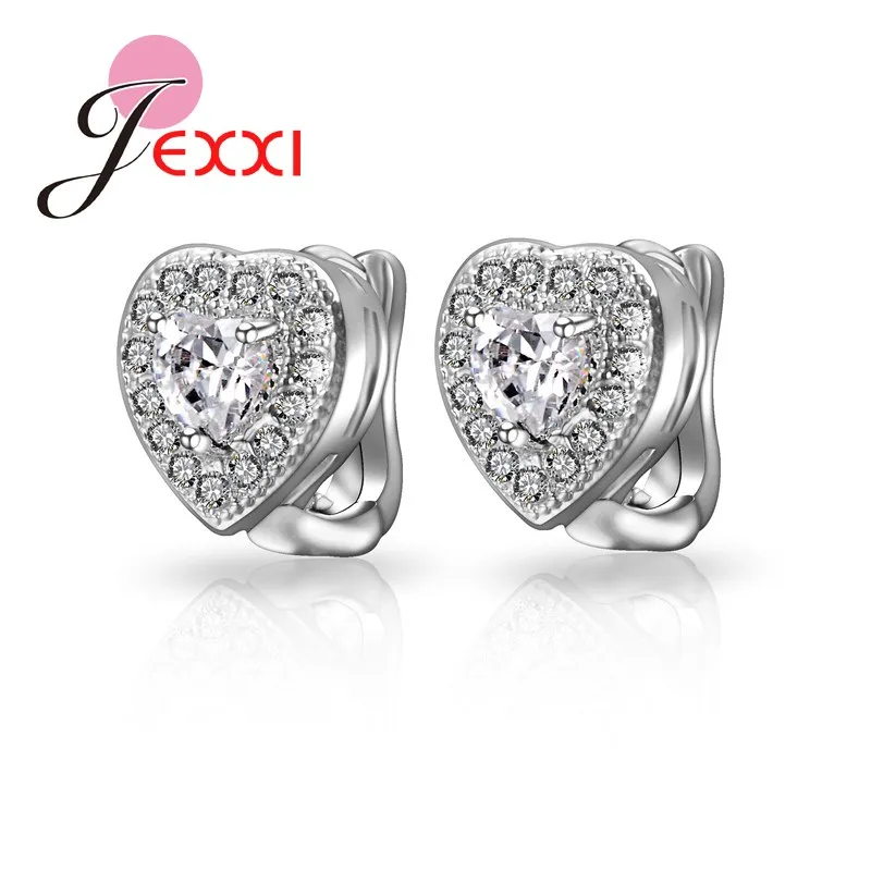 Charms Fashion Bridal Earring Jewelry 925 Sterling Silver Silver Color Heart Shape Design Pendant Hoop Earrings for Women Bijoux
Charms Fashion Bridal Earring Jewelry 925 Sterling Silver Silver Color Heart Shape Design Pendant Hoop Earrings for Women Bijoux