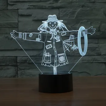 Scarecrow Acrylic 3D Optical Illusion Night Light, 7 Colors LED Night Light,The Wizard of Oz Home Decoration for Kids Gift
Scarecrow Acrylic 3D Optical Illusion Night Light, 7 Colors LED Night Light,The Wizard of Oz Home Decoration for Kids Gift