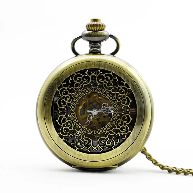 Best Selling Fashion Hollow Flower Bronze Hand Winding Mechanical Pocket Watch Mens Womens PJX1100
Best Selling Fashion Hollow Flower Bronze Hand Winding Mechanical Pocket Watch Mens Womens PJX1100