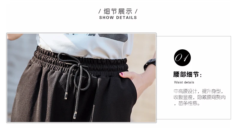 Spring and Summer Loose Bloomer Ruffle Ankle Cuff Casual Pants Spring and Summer Loose Bloomer Ruffle Ankle Cuff Casual Pants