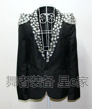 M-XXXL 2019 new male stage singer shrug suit costumes nightclub singer DJ sequin suit dress plus size male clothing
M-XXXL 2019 new male stage singer shrug suit costumes nightclub singer DJ sequin suit dress plus size male clothing
