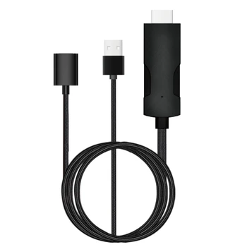 USB To HDMI Wired Screen Converter 4K High Definition Plug-and-play Adapter Connector For Lightning Android
USB To HDMI Wired Screen Converter 4K High Definition Plug-and-play Adapter Connector For Lightning Android