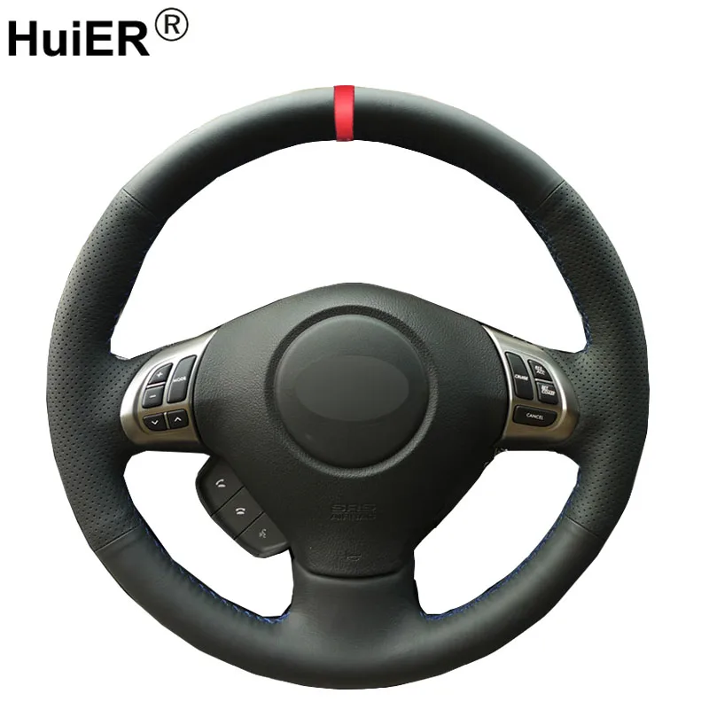 HuiER Hand Sew Car Steering Wheel Cover Red Marker For Subaru Forester 2008-2012 Impreza 2008-2011 Legacy 2008-2010 Exiga 2
HuiER Hand Sew Car Steering Wheel Cover Red Marker For Subaru Forester 2008-2012 Impreza 2008-2011 Legacy 2008-2010 Exiga 2
