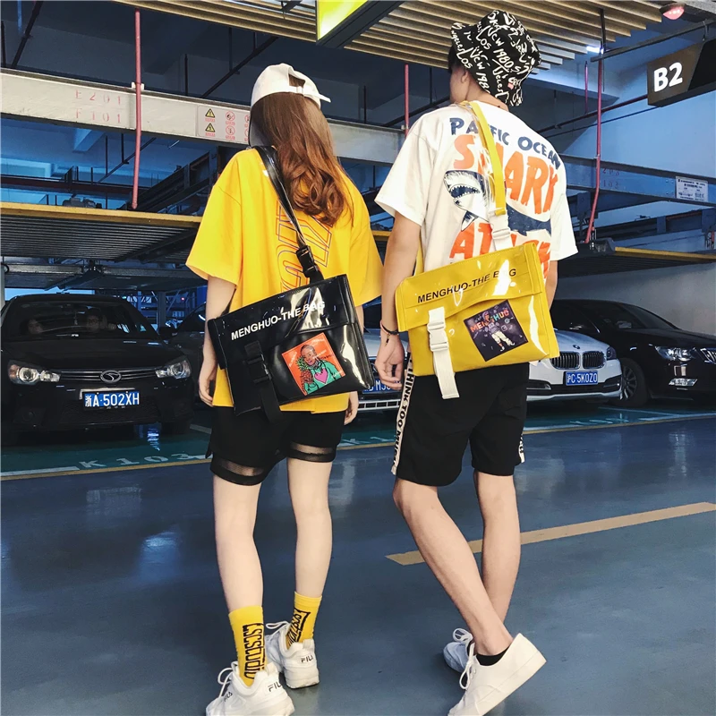 Menghuo Brand European Designer Crossbody Bags Motorcycle Shoulder Messenger Bag Women PU Leather Handbags for Cool Girls Boys (47)