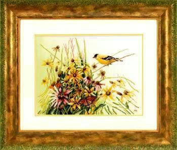 Pastoral Landscape Cross Stitch Kit B306 daisies and yellow bird 11CT water-soluble ink printed cloth needlework
Pastoral Landscape Cross Stitch Kit B306 daisies and yellow bird 11CT water-soluble ink printed cloth needlework