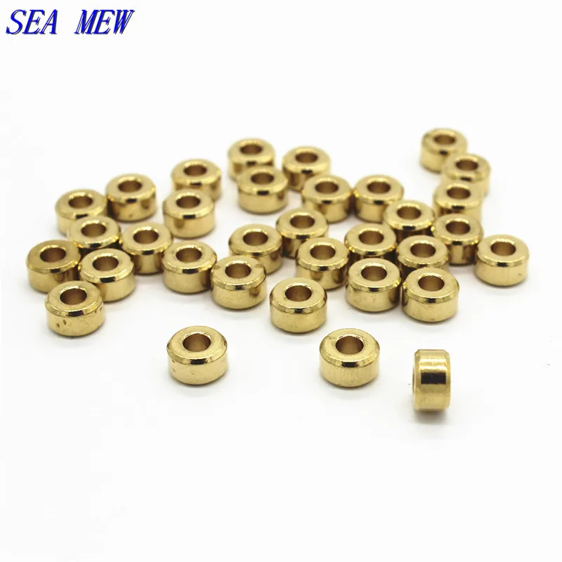 100 PCS 7mm*4mm Metal Brass Round Flat Beads Spacer Beads 3mm Hole Beads For Jewelry Making
100 PCS 7mm*4mm Metal Brass Round Flat Beads Spacer Beads 3mm Hole Beads For Jewelry Making