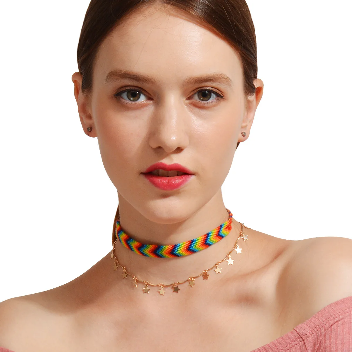 KingDeng Choker Necklace Women Chain Folk-custom Fashion Gold Punk Hand Made Multicolor Ethnic Zinc Alloy Personality Star
KingDeng Choker Necklace Women Chain Folk-custom Fashion Gold Punk Hand Made Multicolor Ethnic Zinc Alloy Personality Star