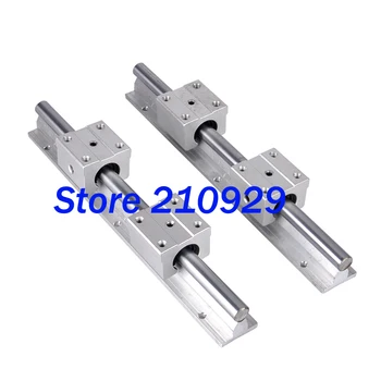 

2pcs SBR10 - 1000mm linear rail bearings guideway + 4pcs SBR10UU block cnc router