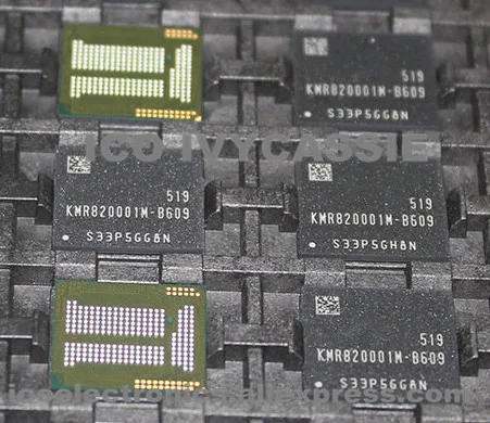 KMR820001M-B609 eMMC NAND flash memory IC chip