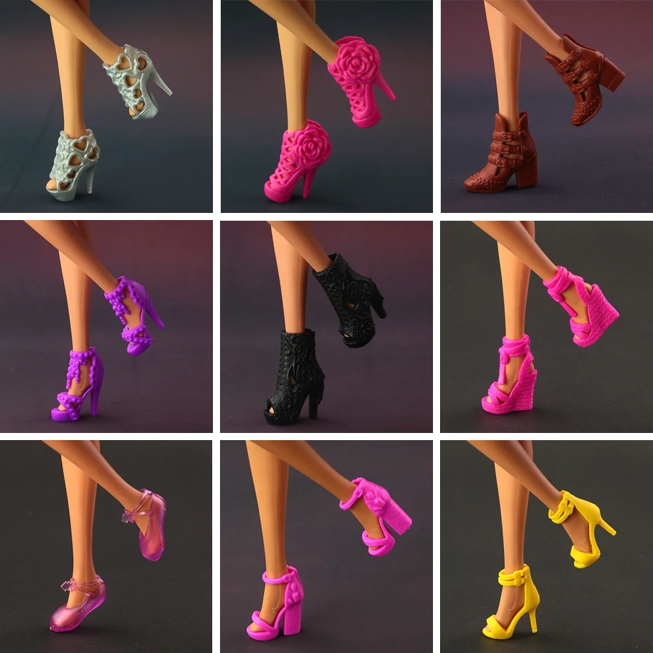 10 pair / lot New orignal Shoes for barbie doll high quality Fashion Doll accessories Free shipping
10 pair / lot New orignal Shoes for barbie doll high quality Fashion Doll accessories Free shipping
