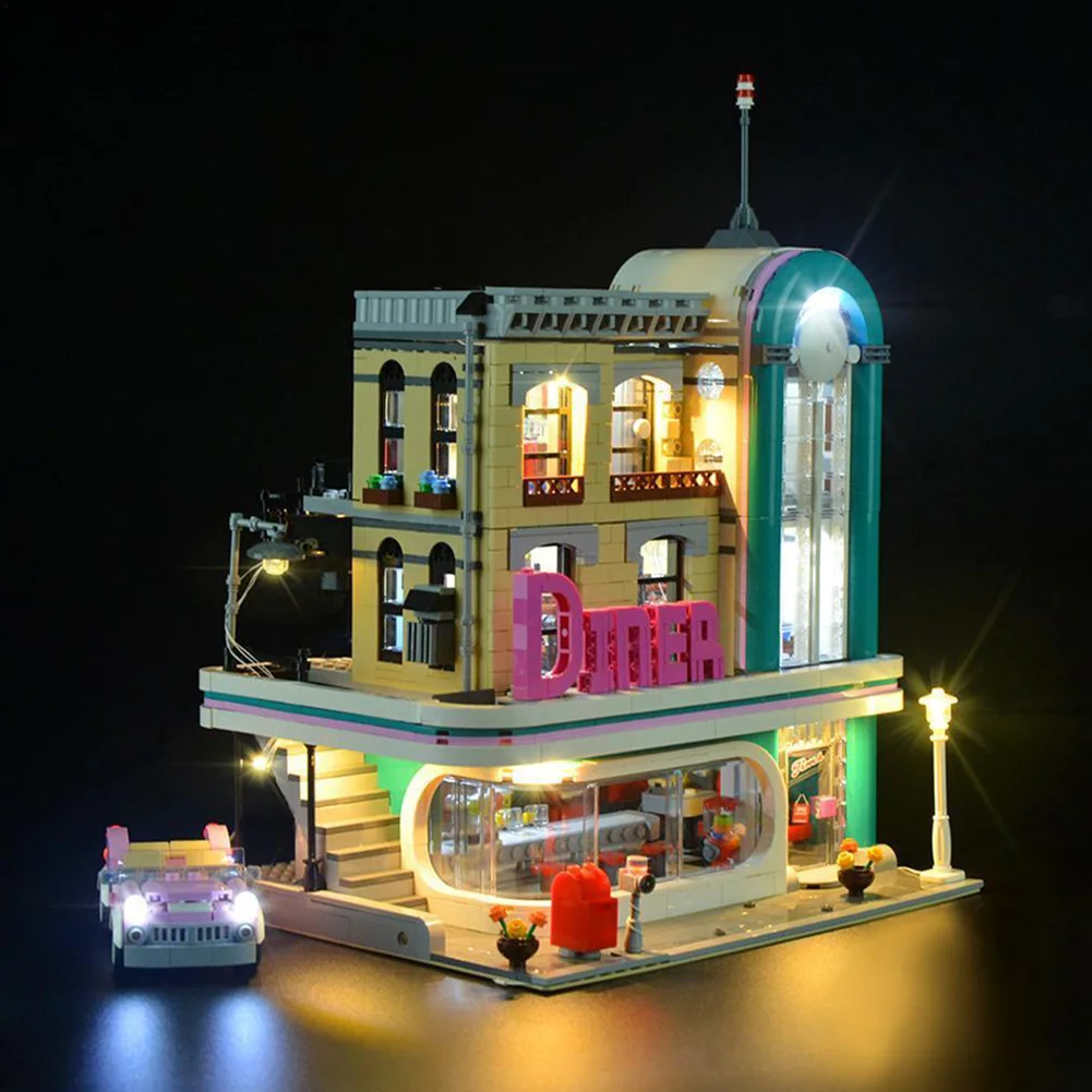 Kids Led Easy Install Light Kit Lightweight Building Downtown Diner Durable Block Decor ABS Professional Portable USB For Lego
Kids Led Easy Install Light Kit Lightweight Building Downtown Diner Durable Block Decor ABS Professional Portable USB For Lego