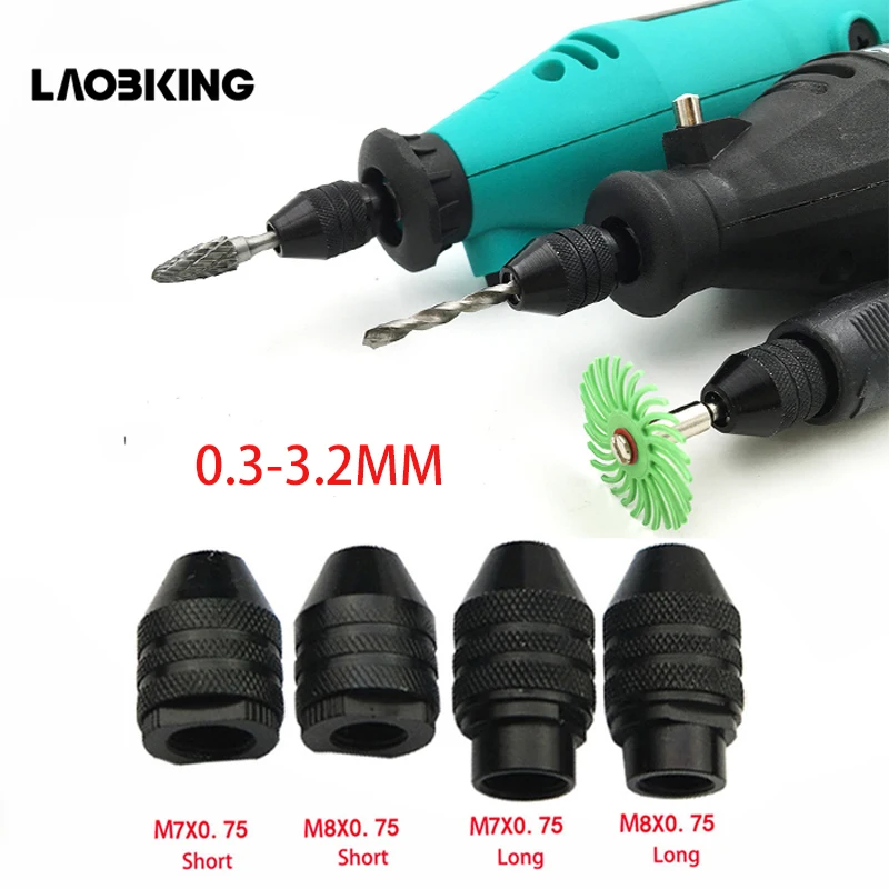 4 types Multi Chuck Keyless For Dremel Rotary Tools 0.3-3.2mm Keyless Drill Bit Chucks Adapter Converter Universal Mini Chuck
4 types Multi Chuck Keyless For Dremel Rotary Tools 0.3-3.2mm Keyless Drill Bit Chucks Adapter Converter Universal Mini Chuck