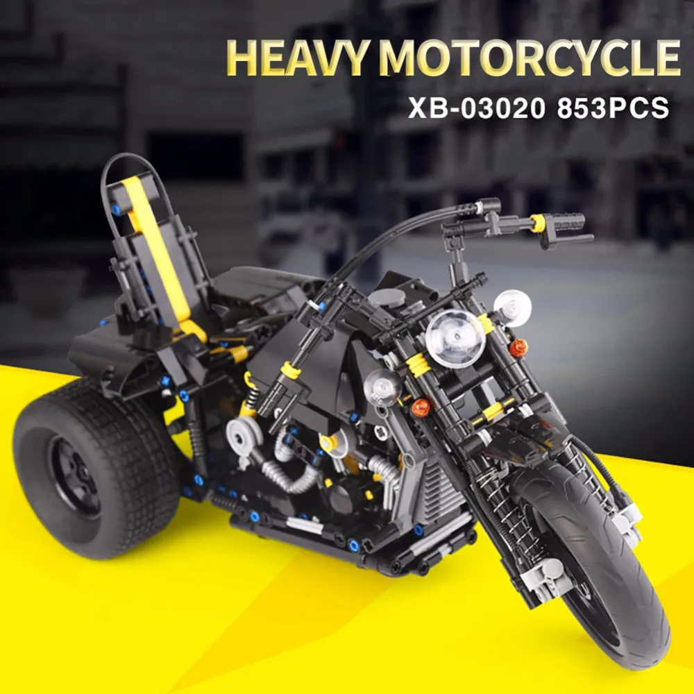 XINGBAO 03020 Technic Car Series Exploiture The Heavy Motorcycle Building Blocks Set Toys for children Compatible Legoes 45
XINGBAO 03020 Technic Car Series Exploiture The Heavy Motorcycle Building Blocks Set Toys for children Compatible Legoes 45