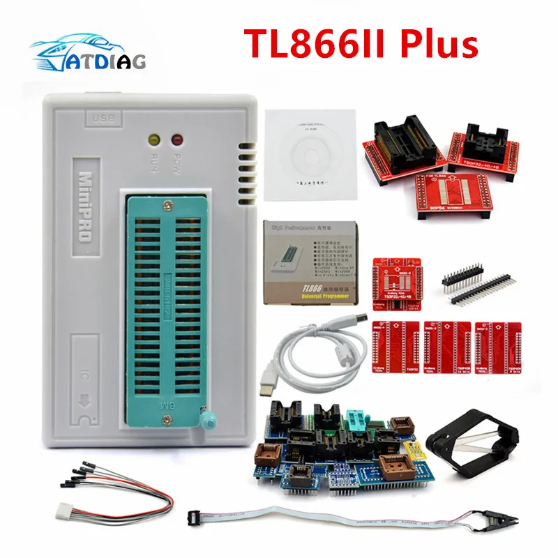 Hot Selling TL866II USB Universal Programmer /Bios/ECU 1.8V nand flash 24 93 25 Tl866 ii Plus generation of TL866cs/TL866A
Hot Selling TL866II USB Universal Programmer /Bios/ECU 1.8V nand flash 24 93 25 Tl866 ii Plus generation of TL866cs/TL866A
