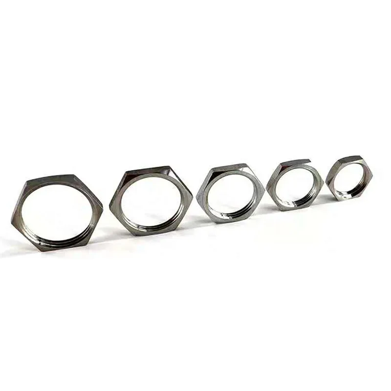 Pipe Water Tank Plumbing Fitting Stainless Steel SS304 Hex Thin Nuts 1/8" 1/4" 3/8" 1/2" 3/4" 1" 1-1/4" 1-1/2" BSP Threaded
Pipe Water Tank Plumbing Fitting Stainless Steel SS304 Hex Thin Nuts 1/8" 1/4" 3/8" 1/2" 3/4" 1" 1-1/4" 1-1/2" BSP Threaded