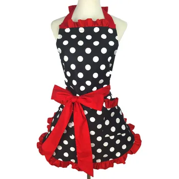 Sweetheart Polka Dot Retro Kitchen Apron Woman Cotton Cooking Salon Avental de Cozinha Divertido Pinafore Apron Dress
Sweetheart Polka Dot Retro Kitchen Apron Woman Cotton Cooking Salon Avental de Cozinha Divertido Pinafore Apron Dress