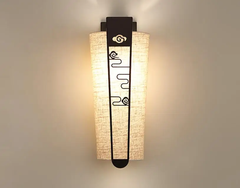 Manufacturers Iron cloth wall lamp simple modern new Chinese style living room bedroom bedside lamp entrance ZS150
Manufacturers Iron cloth wall lamp simple modern new Chinese style living room bedroom bedside lamp entrance ZS150