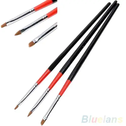 HOT 3 Pcs/Set UV Gel Acrylic Nail Art Brush Painting Drawing Pens Manicure DIY Tool Nail Brushes
HOT 3 Pcs/Set UV Gel Acrylic Nail Art Brush Painting Drawing Pens Manicure DIY Tool Nail Brushes
