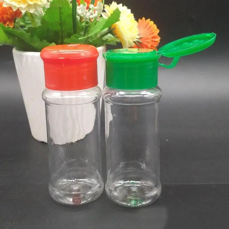 100ml Plastic Spice Salt Pepper Shakers Seasoning Jar Can Barbecue Condiment Jar Bottles Cruet Container Sub Bottle Red/Green
100ml Plastic Spice Salt Pepper Shakers Seasoning Jar Can Barbecue Condiment Jar Bottles Cruet Container Sub Bottle Red/Green