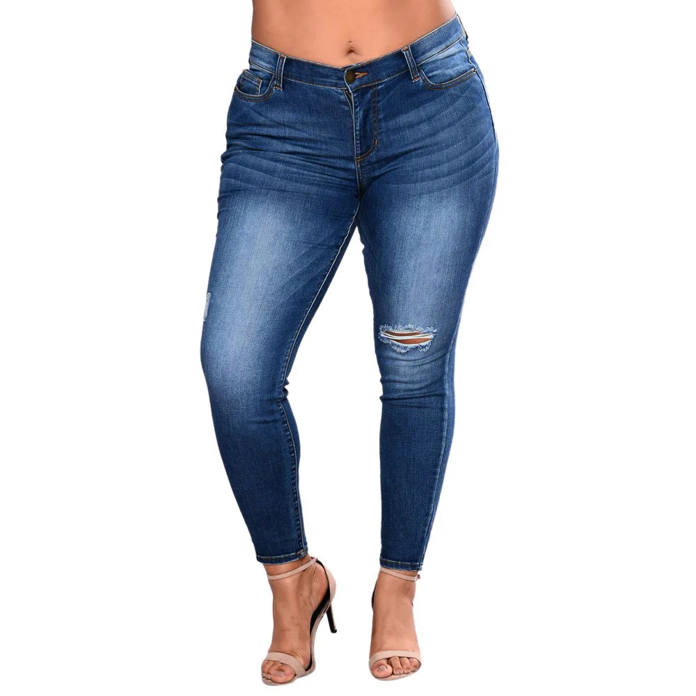 JAYCOSIN Women Clothes Light Blue Skinny Jeans Plus Size 5XL Stretch Pencil Jeans Mujer Casual High Waist Hole Denim Trousers
JAYCOSIN Women Clothes Light Blue Skinny Jeans Plus Size 5XL Stretch Pencil Jeans Mujer Casual High Waist Hole Denim Trousers