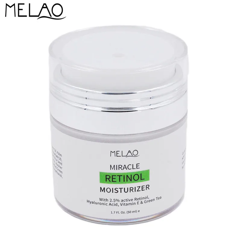MELAO Deep Moisturizing Skin Whitening 2.5% Retinol Face Moisturizer Cream Anti Aging Active Hyaluronic Acid & Vitamin E 50g
MELAO Deep Moisturizing Skin Whitening 2.5% Retinol Face Moisturizer Cream Anti Aging Active Hyaluronic Acid & Vitamin E 50g